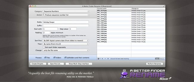 A Better Finder Rename 10.11