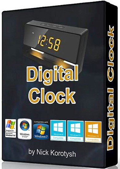 Digital Clock 4.5.0 (x86/x64) Stable + Portable