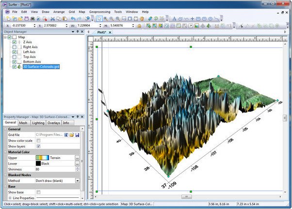 Golden Software Surfer v13.5.583 (x86/x64) 
