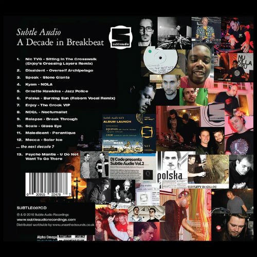 VA - Subtle Audio: A Decade In Breakbeat (2016)