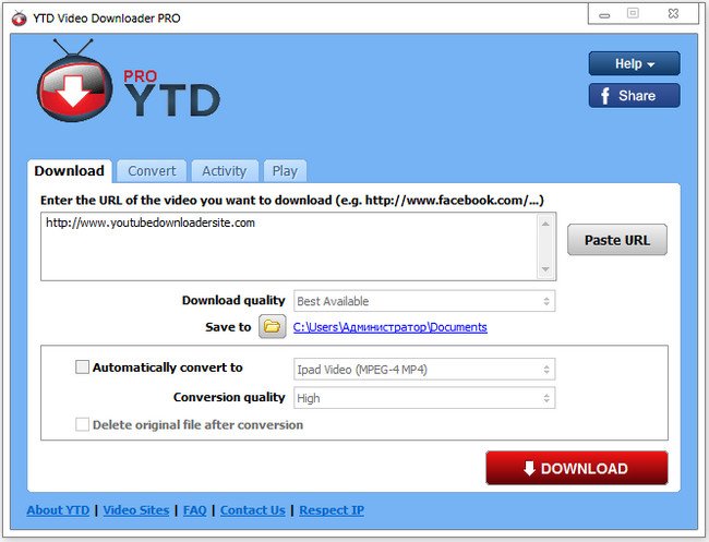 YTD Video Downloader Pro 5.8.3.0.1 Multilingual