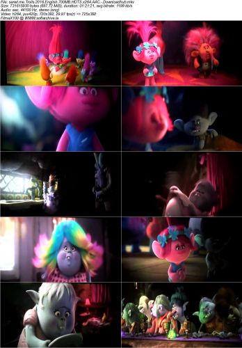 Trolls 2016 English 700MB HDTS x264 AAC Downloadhub