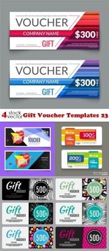  Vectors - Gift Voucher Templates 23