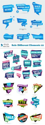  Vectors - Sale Different Elements 21