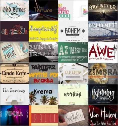 Fonts Creative Premium big Bundle 1000+ vol.6