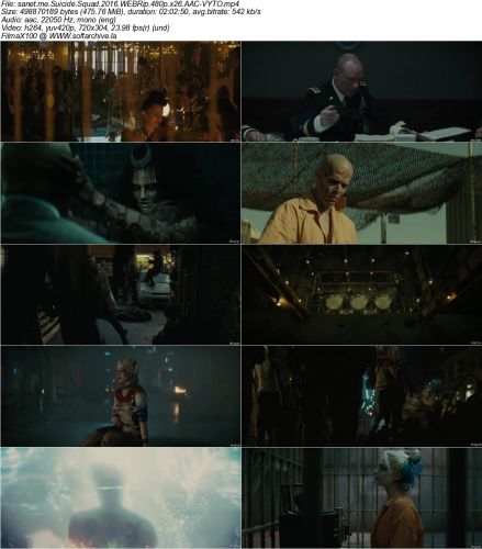 Suicide Squad 2016 WEBRip 480p x264 AAC-VYTO
