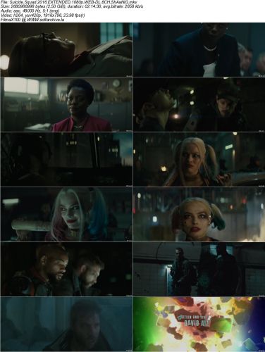 Suicide Squad 2016 EXTENDED 1080p WEB-DL 6CH 2.5GB ShAaNiG