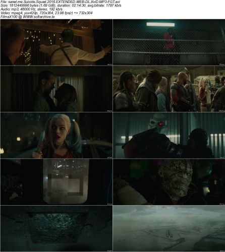 Suicide Squad 2016 EXTENDED WEB-DL XviD MP3-FGT
