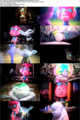 Trolls 2016 HDCAM 800MB x264 AAC Makintos13