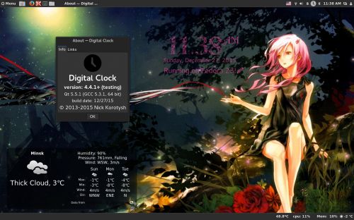 Digital Clock 4.5.0 (x86/x64) Stable + Portable