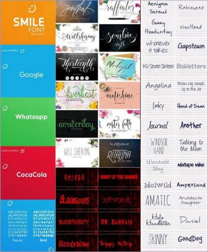 Fonts Family big Bundle 100+ vol.2