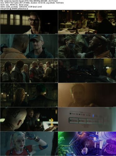 Suicide Squad 2016 720p WEBRip 900 MB iExTV