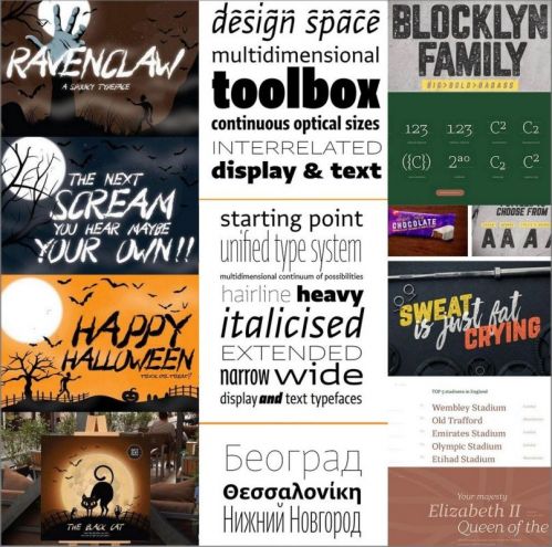 Fonts Family big Bundle 100+ vol.5