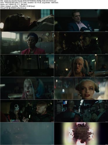 Suicide Squad 2016 EXTENDED HDRip XviD AC3-EVO