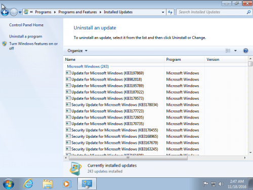 Microsoft Windows 7 Ultimate SP1 Integrated November 2016 Full Activated