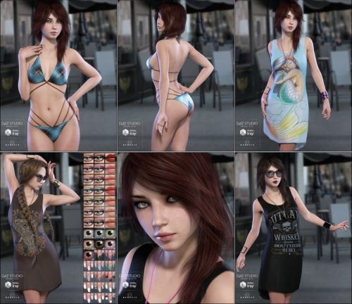 3D Models -  Blaire for Genesis 3 Female (Daz3d &amp; Poser)