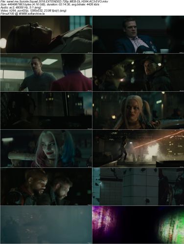 Suicide Squad 2016 EXTENDED 720p WEB-DL H264 AC3-EVO