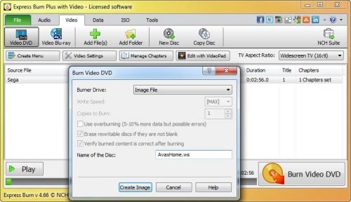 NCH Express Burn Plus 5.15 Portable