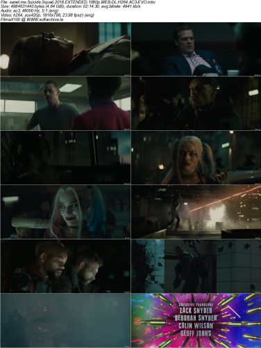 Suicide Squad 2016 EXTENDED 1080p WEB-DL H264 AC3-EVO