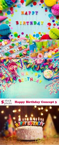  Photos - Happy Birthday Concept 3