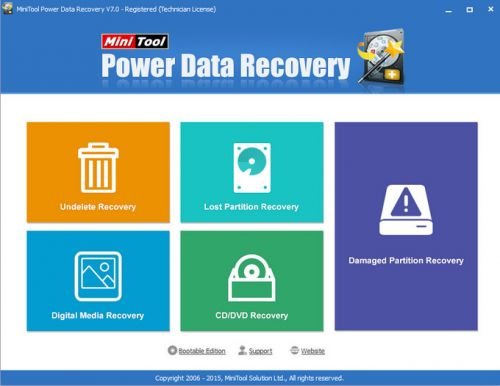 MiniTool Power Data Recovery 7.0 Personal (x86/x64) Portable