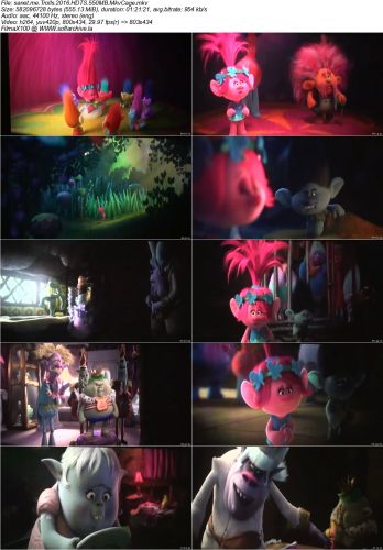 Trolls 2016 HDTS 550MB MkvCage
