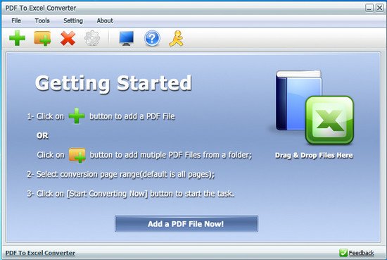 PDF To Excel Converter 4.3 Portable 