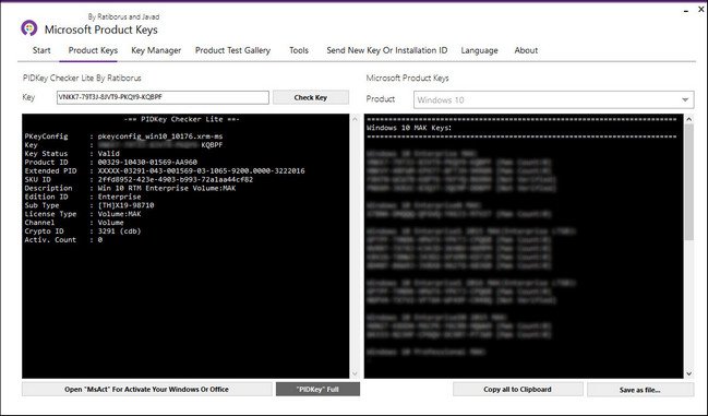 Microsoft Product Keys 2.5.0 Multilingual