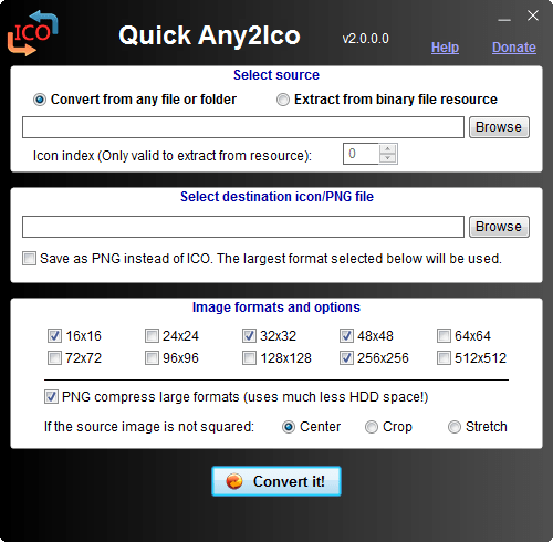 Quick Any2Ico 2.5.0.0