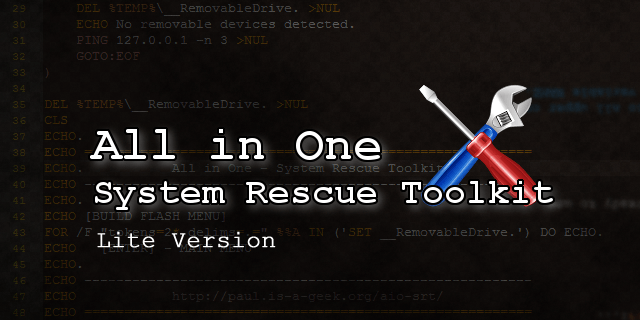 All in One - System Rescue Toolkit 2016-05-15 Lite Version