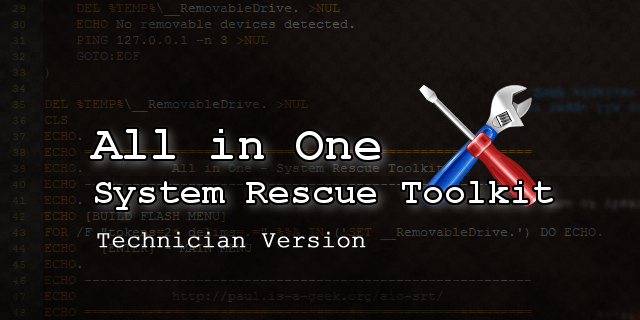 All in One - System Rescue Toolkit 2016-05-15 Technician Version