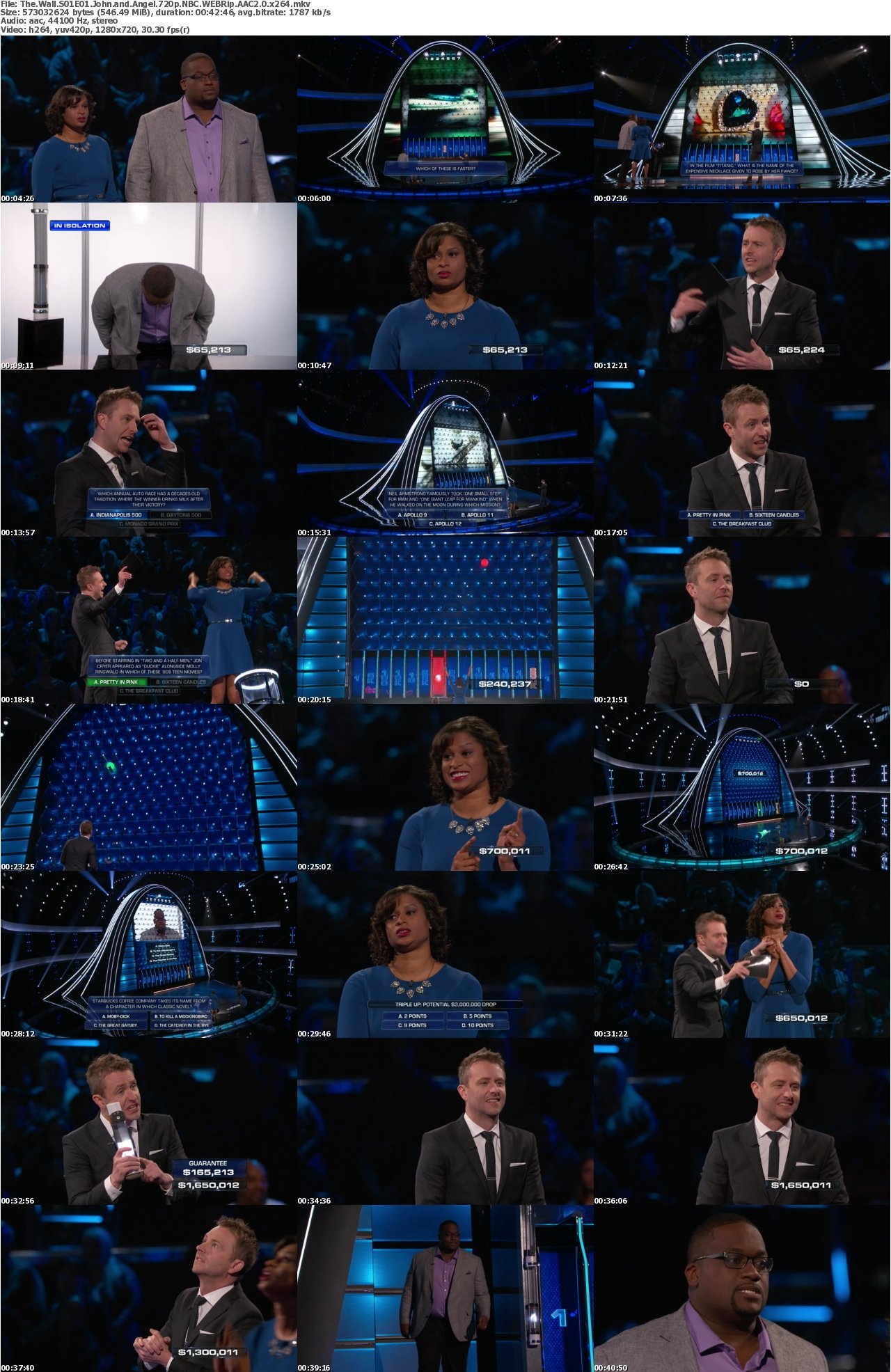 The Wall S01E01 John and Angel 720p NBC WEBRip AAC2.0 x264