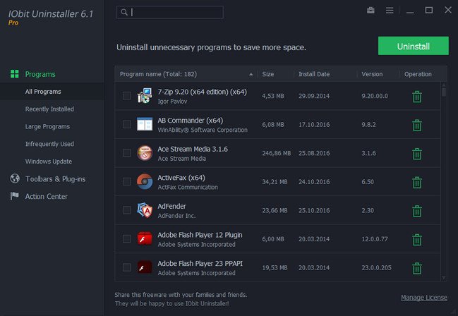IObit Uninstaller Pro 6.1.0.26 Multilingual
