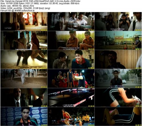 Dangal 2016 1GB x264 DesiPDvD AAC 2.0 Line-Audio DDR