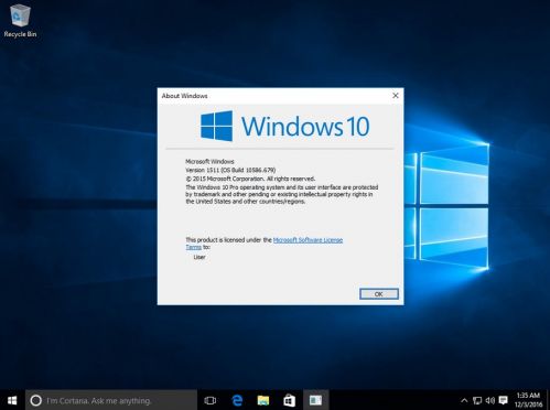 Windows 10 PRO v1511 DUAL-BOOT UEFI OEM MULTi-5 Dec 2016