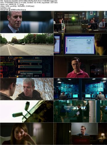 Snowden 2016 1080p BluRay 6CH AC3 3.1GB MkvCage