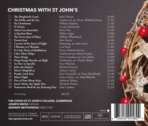 St John's College Choir - Christmas with St Johns - 2016