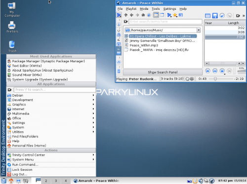 SparkyLinux 4.5.1 MinimalGUI (i686/x86_64)