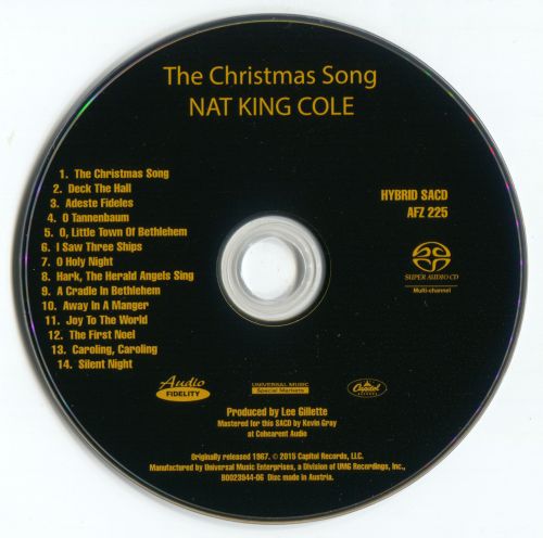 Nat King Cole - The Christmas Song (Limited edition) - 1962/2015 SACD-ROF