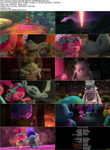 Trolls 2016 720p WEB-DL 800MB MkvCage