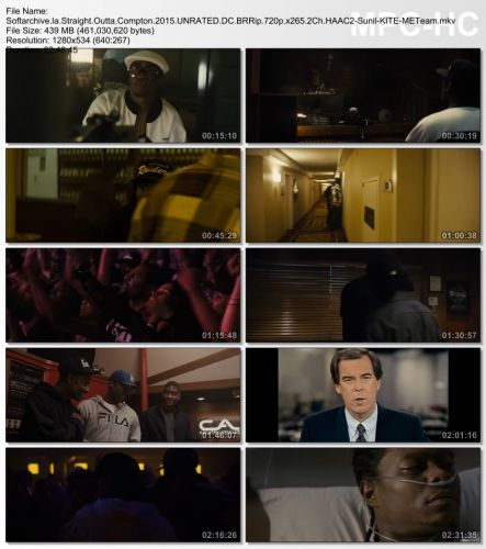 Straight Outta Compton 2015 UNRATED Directors Cut BRRip 720p x265 2Ch HAAC2-Sunil-KITE-METeam