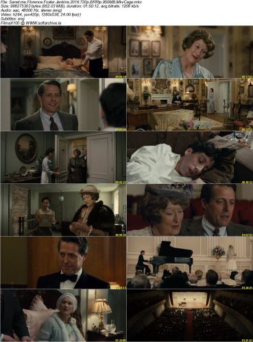 Florence Foster Jenkins 2016 720p BRRip 950MB MkvCage