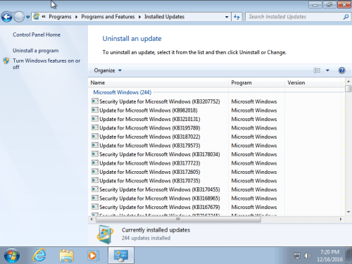 Microsoft Windows 7 Ultimate SP1 Integrated December 2016 Full Activated