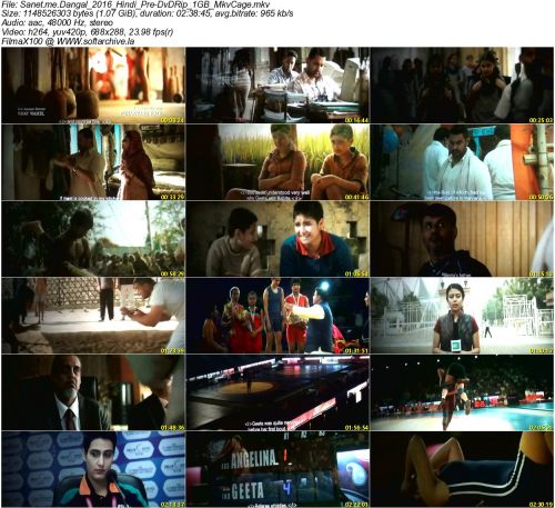 Dangal 2016 Hindi Pre-DVDRip 1GB MkvCage