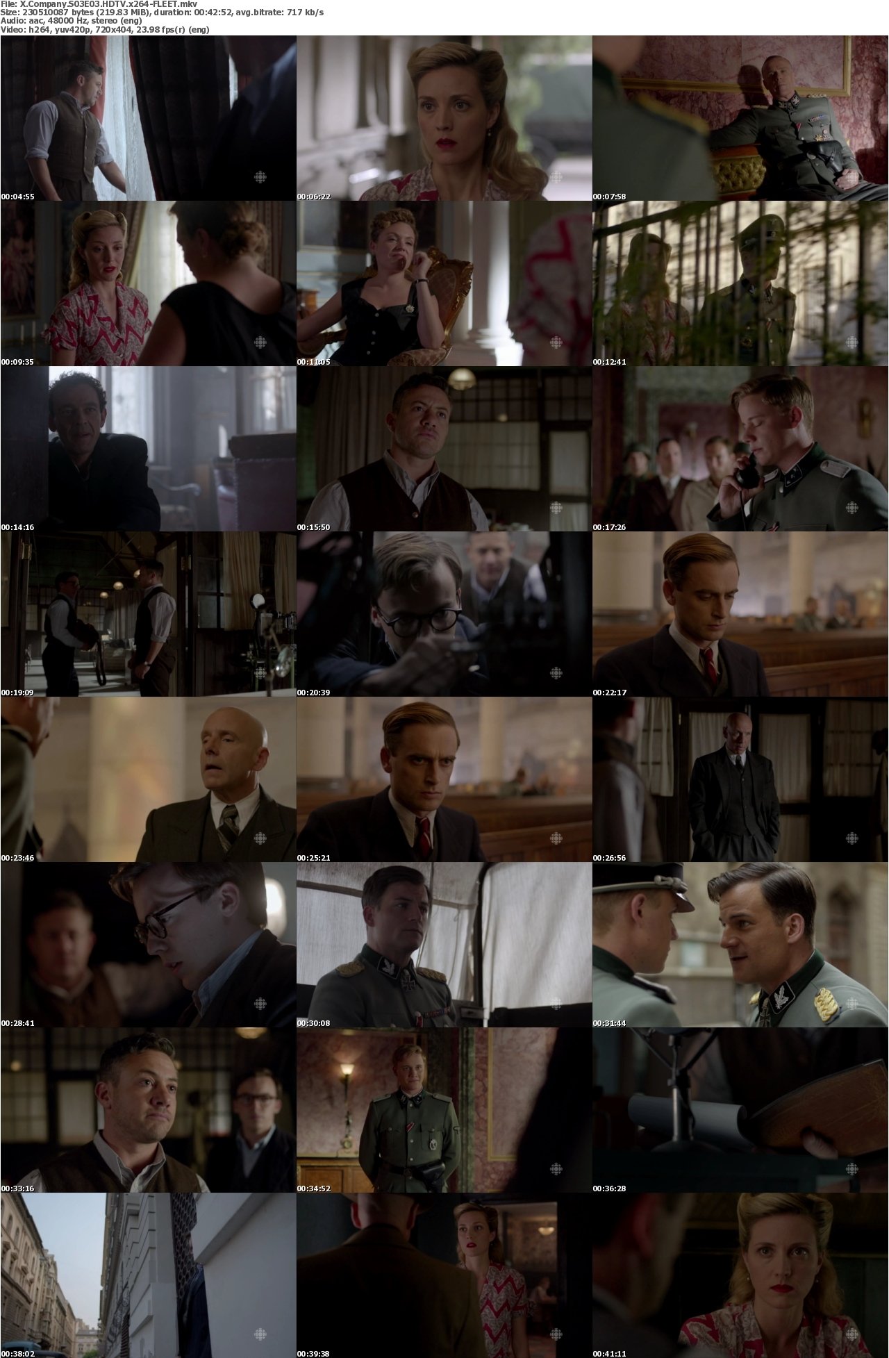 X Company S03E03 HDTV x264-FLEET