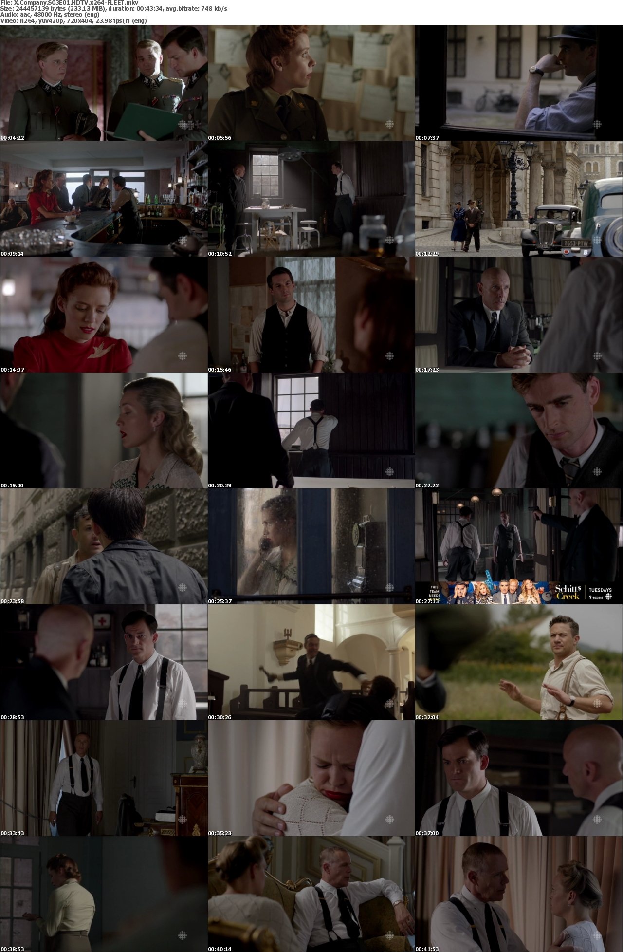 X Company S03E01 HDTV x264-FLEET