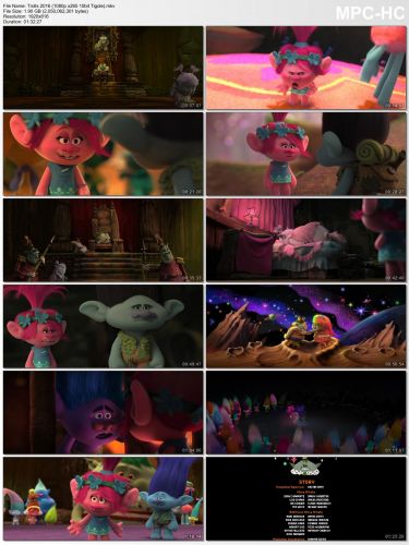 Trolls 2016 1080p Bluray x265 HEVC 10bit AAC 7.1 Tigole UTR