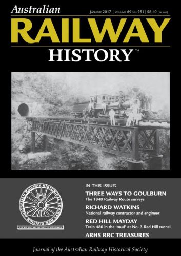 Australian Railway History - January 2017