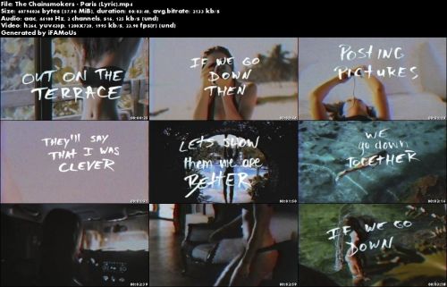 The Chainsmokers - Paris (Lyric) HD 720p