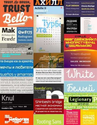 Fonts Family big Bundle 190+ (multilang) pack.29